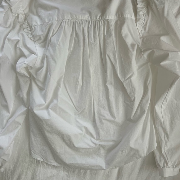 White Button-Up Blouse - Picture 2 of 3